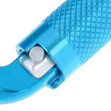 Maxbell Maxbell 1 Pair 30KN D-Ring Twist Auto Locking Rock Climbing Carabiner Rescue Blue