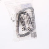 Maxbell Maxbell 1 Pair 30KN D-Ring Twist Auto Locking Rock Climbing Carabiner Rescue Grey