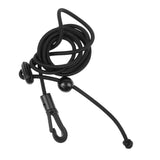 Maxbell 1.1m Kayak Canoe Paddle Leash Bungee Elastic Rope Fishing Rod Lanyard Black - Aladdin Shoppers