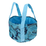 Maxbell Maxbell 15L Folding Washbasin Wash Basin Camping Water Bucket Pot Sink Bag Blue Camo