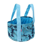 Maxbell 15L Folding Washbasin Wash Basin Camping Water Bucket Pot Sink Bag Blue Camo - Aladdin Shoppers