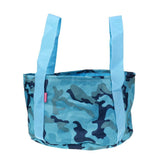 Maxbell 15L Folding Washbasin Wash Basin Camping Water Bucket Pot Sink Bag Blue Camo - Aladdin Shoppers