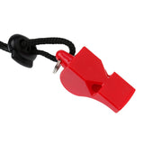 Maxbell Maxbell Emergency Whistle with Clip On Lanyard for Outdoor Kayak Boat Safety Red