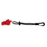 Maxbell Maxbell Emergency Whistle with Clip On Lanyard for Outdoor Kayak Boat Safety Red