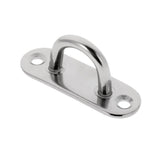 Maxbell 304 Marine Grade Stainless Steel Oblong Pad Eye Plate Stape Boat Deck 5mm - Aladdin Shoppers