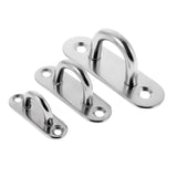 Maxbell 304 Marine Grade Stainless Steel Oblong Pad Eye Plate Stape Boat Deck 5mm - Aladdin Shoppers