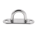 Maxbell 4 Pieces 6mm Oblong Pad Eye Stainless Steel Bimini Boat Yacht Shade Sail Wall Plate Tie Down Rigging - Aladdin Shoppers