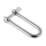 Maxbell Marine Boat Stainless Steel Eye Screw Pin Chain Long D Shackle Rigging 1/4" - Aladdin Shoppers