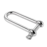 Maxbell Marine Boat Stainless Steel Eye Screw Pin Chain Long D Shackle Rigging 1/4" - Aladdin Shoppers