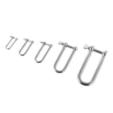 Maxbell Marine Boat Stainless Steel Eye Screw Pin Chain Long D Shackle Rigging 1/4" - Aladdin Shoppers