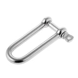 Maxbell Marine Boat Stainless Steel Eye Screw Pin Chain Long D Shackle Rigging 1/4" - Aladdin Shoppers