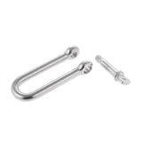 Maxbell Marine Boat Stainless Steel Eye Screw Pin Chain Long D Shackle Rigging 1/4" - Aladdin Shoppers