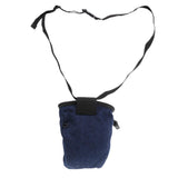 Maxbell Maxbell Blue Denim Chalk Bag with Pocket Quick-Clip Belt for Rock Climbing/ Weight Lifting/ Bouldering/ Gymnastics - Tight Fitting Drawstring for No Leakage