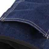 Maxbell Maxbell Blue Denim Chalk Bag with Pocket Quick-Clip Belt for Rock Climbing/ Weight Lifting/ Bouldering/ Gymnastics - Tight Fitting Drawstring for No Leakage