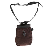 Maxbell Maxbell Durable Chalk Bag with Quick-Clip Belt for Rock Climbing/ Weight Lifting/ Bouldering/ Gymnastics - Tight Fitting Drawstring for No Leakage - Coffee