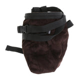Maxbell Maxbell Durable Chalk Bag with Quick-Clip Belt for Rock Climbing/ Weight Lifting/ Bouldering/ Gymnastics - Tight Fitting Drawstring for No Leakage - Coffee