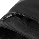 Maxbell Maxbell 4.1" x 5.8" Cylindrical Oxford Cloth Rock Climbing Chalk Bag with Zipper Pocket & Drawstring + Adjustable Waist Belt - Black