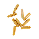 Maxbell Maxbell Set of 9 Pieces Anodised Aluminum Dart Flight Savers / Protectors Gold