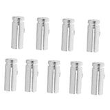 Maxbell Maxbell Set of 9 Pieces Anodised Aluminum Dart Flight Savers / Protectors Silver