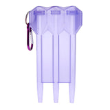 Maxbell Portable Nylon Dart Storage Box Transparent Dart Case with Lock Buckle Purple - Aladdin Shoppers