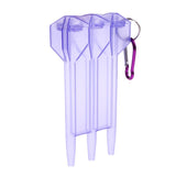 Maxbell Portable Nylon Dart Storage Box Transparent Dart Case with Lock Buckle Purple - Aladdin Shoppers