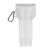 Maxbell Fashion Dart Box Portable Plastic Transparent Box with Lock Buckle White - Aladdin Shoppers