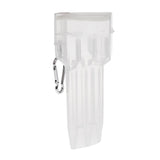 Maxbell Maxbell Fashion Dart Box Portable Plastic Transparent Box with Lock Buckle White