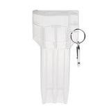 Maxbell Fashion Dart Box Portable Plastic Transparent Box with Lock Buckle White - Aladdin Shoppers