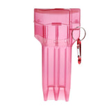 Maxbell Fashion Dart Box Portable Plastic Transparent Box with Lock Buckle Red - Aladdin Shoppers