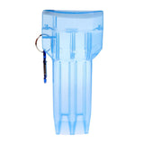 Maxbell Fashion Dart Box Portable Plastic Transparent Box with Lock Buckle Blue - Aladdin Shoppers