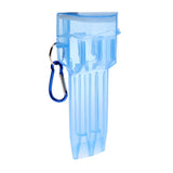 Maxbell Fashion Dart Box Portable Plastic Transparent Box with Lock Buckle Blue - Aladdin Shoppers