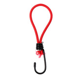 Maxbell Maxbell 8 Pieces Bungee Hook Tie - Tarpaulin Bungee Stretch Cord Straps w/ Hook Red