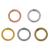 Maxbell 5 Pieces 28mm Alloy Round Carabiners Camping Spring Clip Keychain Rose Gold - Aladdin Shoppers