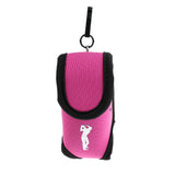 Maxbell Elastic Neoprene Mini Golf Ball Holder Pouch Bag Small Waist Pack Hot Pink - Aladdin Shoppers