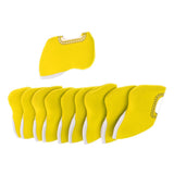 Maxbell 10 Pieces Golf Club Iron Headcover Putter Head Protector Cover Yellow - Aladdin Shoppers