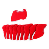 Maxbell 10 Pieces Golf Club Iron Headcover Putter Head Protector Cover Red - Aladdin Shoppers