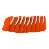 Maxbell 10 Pieces Golf Club Iron Headcover Putter Head Protector Cover Orange - Aladdin Shoppers