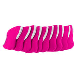 Maxbell 10 Pieces Golf Club Iron Headcover Putter Head Protector Cover Hot Pink - Aladdin Shoppers