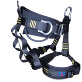 Maxbell Maxbell Professional Rock Climbing Harness Safety Seat Sitting Bust Belt Mountaineering Rappelling Rescue Fall Arrest Protection Equipment with Gear Loops