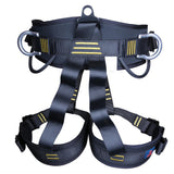 Maxbell Maxbell Professional Rock Climbing Harness Safety Seat Sitting Bust Belt Mountaineering Rappelling Rescue Fall Arrest Protection Equipment with Gear Loops