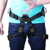 Maxbell Maxbell Professional Rock Climbing Harness Safety Seat Sitting Bust Belt Mountaineering Rappelling Rescue Fall Arrest Protection Equipment with Gear Loops
