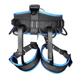 Maxbell Maxbell Professional Safety Rock Climbing Rappelling Harness Seat Sitting Bust Belt Blue