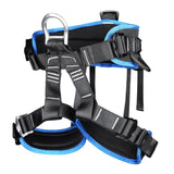 Maxbell Professional Safety Rock Climbing Rappelling Harness Seat Sitting Bust Belt Blue - Aladdin Shoppers