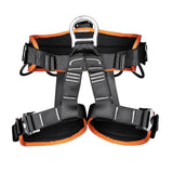 Maxbell Maxbell Professional Safety Rock Climbing Rappelling Harness Seat Sitting Bust Belt Orange