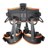 Maxbell Maxbell Professional Safety Rock Climbing Rappelling Harness Seat Sitting Bust Belt Orange
