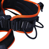 Maxbell Maxbell Professional Safety Rock Climbing Rappelling Harness Seat Sitting Bust Belt Orange