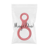 Maxbell 35KN Figure 8 Climbing Mountaineering Rappelling Ring Belay Device Red - Aladdin Shoppers