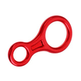 Maxbell 35KN Figure 8 Climbing Mountaineering Rappelling Ring Belay Device Red - Aladdin Shoppers