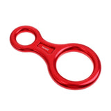 Maxbell 35KN Figure 8 Climbing Mountaineering Rappelling Ring Belay Device Red - Aladdin Shoppers