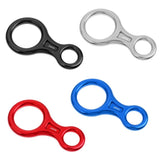 Maxbell 35KN Figure 8 Climbing Mountaineering Rappelling Ring Belay Device Red - Aladdin Shoppers